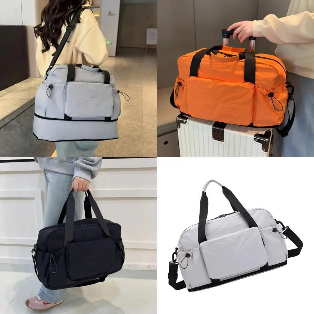 D46D Foldable Travel Expandable Capacity Wet Dry Separation Gym Bag Oxford Bag
D46D Foldable Travel Expandable Capacity Wet Dry Separation Gym Bag Oxford Bag