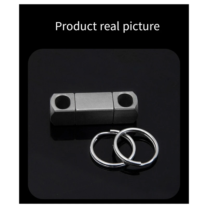 1 Set Titanium Alloy Key Chain Universal Rotating Key Chain 360 Degree Rotating Buckle
1 Set Titanium Alloy Key Chain Universal Rotating Key Chain 360 Degree Rotating Buckle