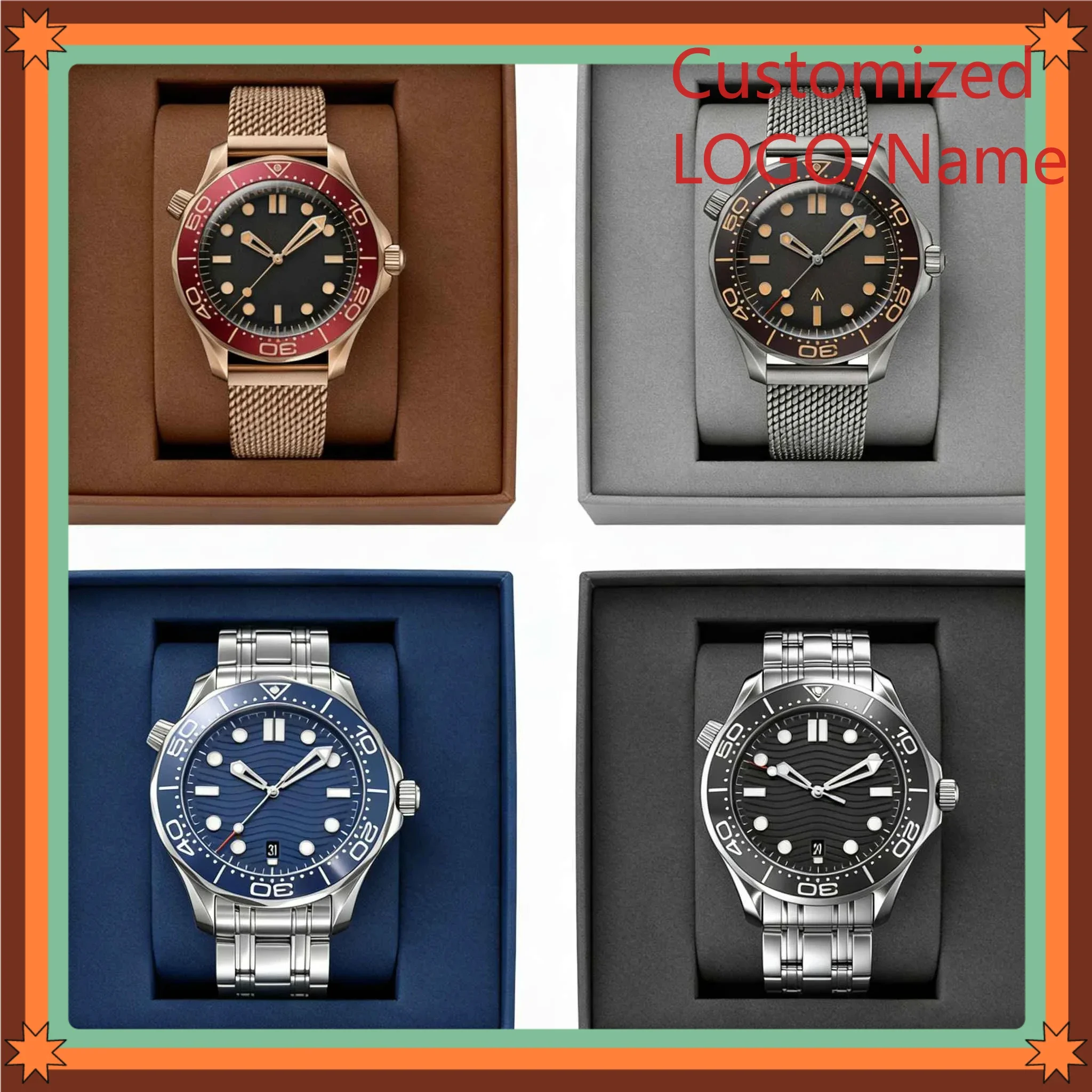 GT9 Store 40mm Men's Automatic Movement 904l Stainless Steel Customized Watches
GT9 Store 40mm Men's Automatic Movement 904l Stainless Steel Customized Watches