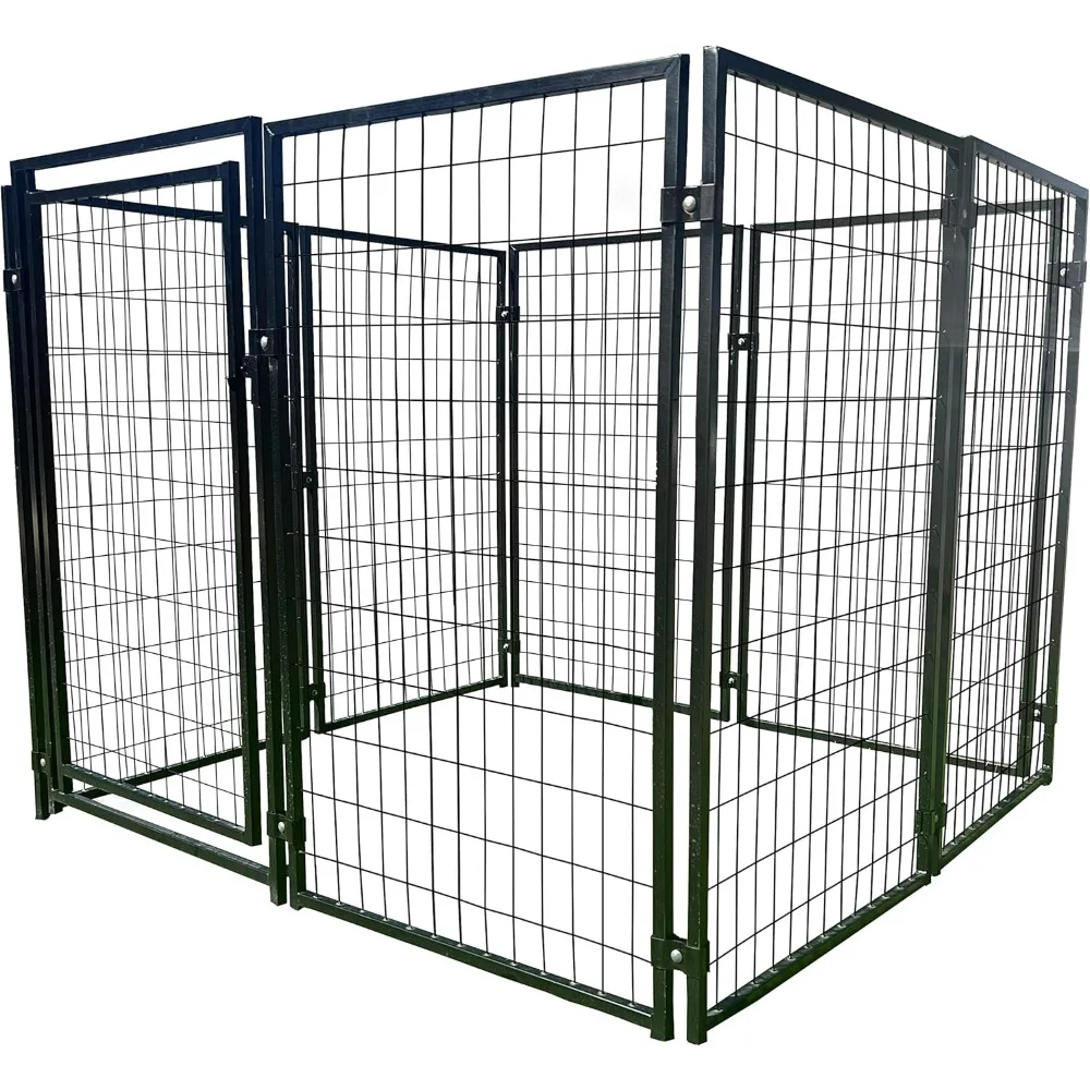 Steel Dog Kennel Playpen | Indoor Outdoor Pen for Small/Medium/Large Puppy/Dog | 5'x5'x4' Large Galvanized Steel Kennel| Anti-R
Steel Dog Kennel Playpen | Indoor Outdoor Pen for Small/Medium/Large Puppy/Dog | 5'x5'x4' Large Galvanized Steel Kennel| Anti-R