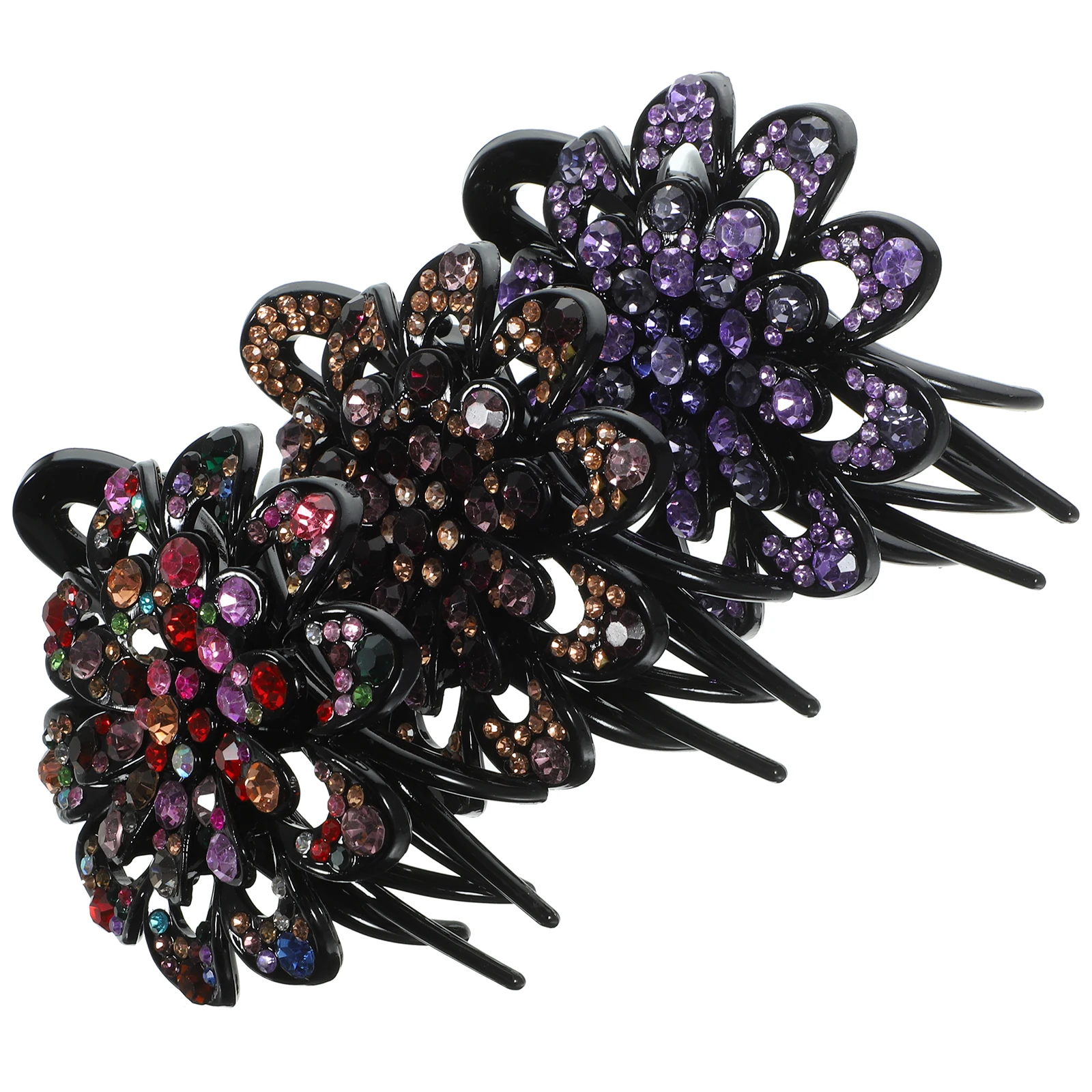 3 Pcs Large Duckbill Clip Headdress Clips for Hair Wedding The Flowers Acrylic Rhinestone Accessories
3 Pcs Large Duckbill Clip Headdress Clips for Hair Wedding The Flowers Acrylic Rhinestone Accessories