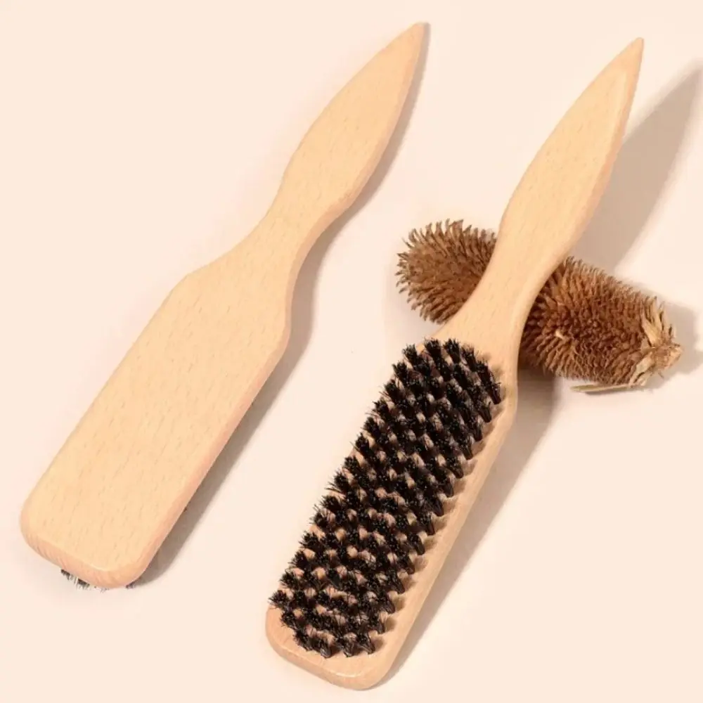 Wood Boar Bristle Hair Brush Backcombing Design Smooth Finish Slick Back Hair Brush Flyaways Control Teasing Function
Wood Boar Bristle Hair Brush Backcombing Design Smooth Finish Slick Back Hair Brush Flyaways Control Teasing Function