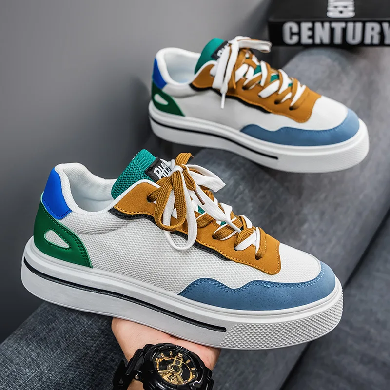Brand Men's Casual Shoes New Fashion Men Canvas Shoes Breathable Anti-slip Board Shoes Lightweight Comfortable Colorful Sneakers
Brand Men's Casual Shoes New Fashion Men Canvas Shoes Breathable Anti-slip Board Shoes Lightweight Comfortable Colorful Sneakers