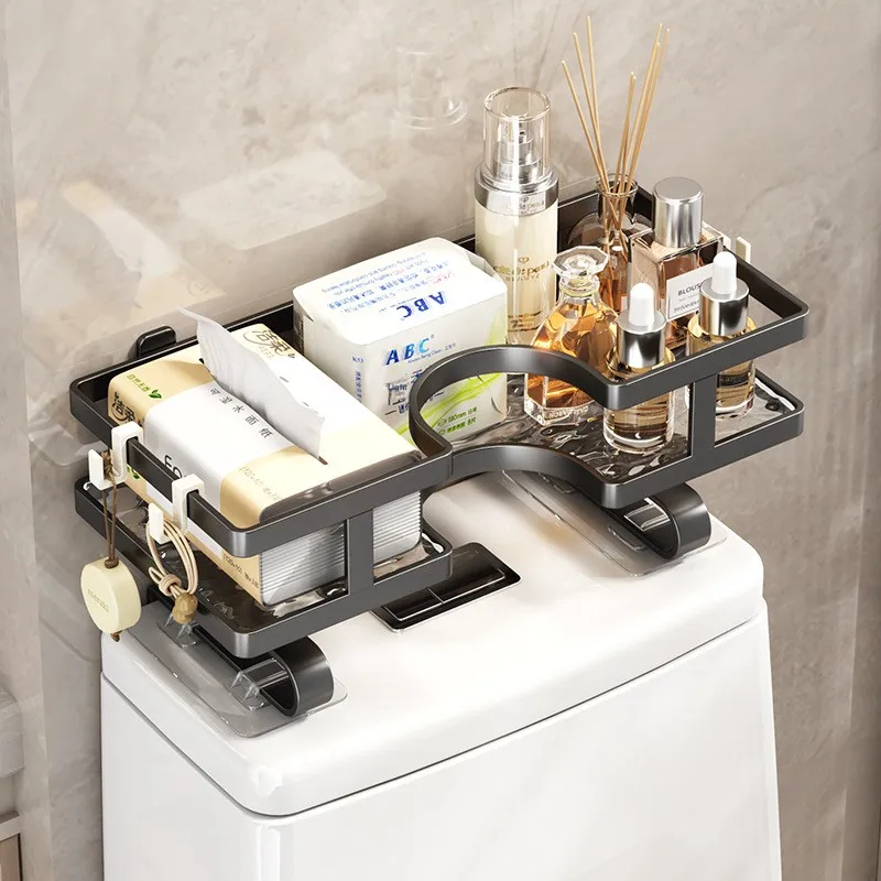 Detachable Toilet Storage Rack - No Drilling Bathroom Organizer Shelf, Toiletries & Towel Holder, Washroom Storage Basket
Detachable Toilet Storage Rack - No Drilling Bathroom Organizer Shelf, Toiletries & Towel Holder, Washroom Storage Basket