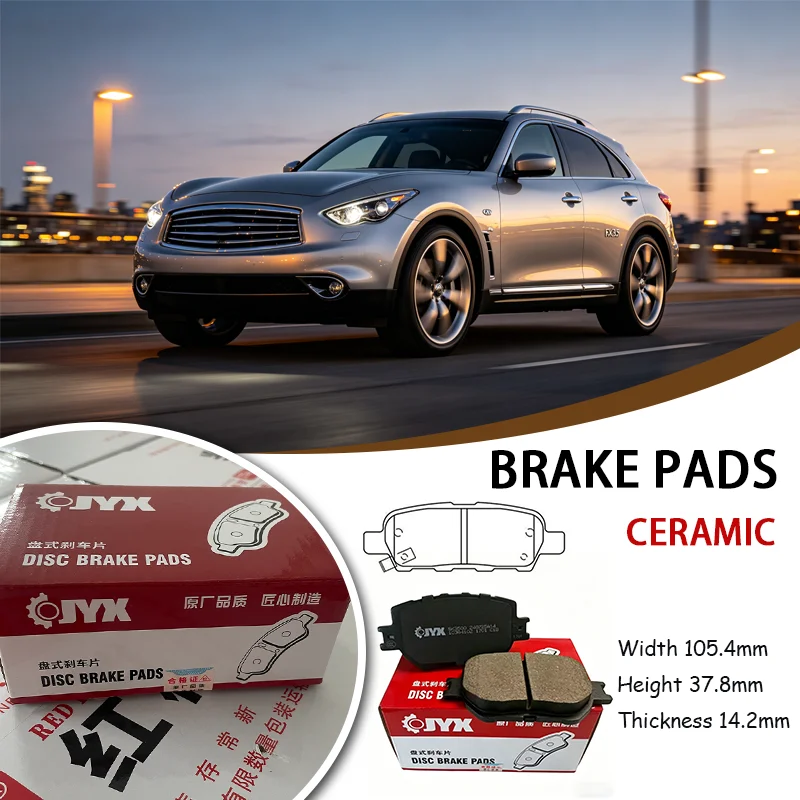 For Infiniti FX35 3.5L 2007-2012 Rear Brake Ceramic Car Brake Pads Rear Auto Replacement Parts D1288
For Infiniti FX35 3.5L 2007-2012 Rear Brake Ceramic Car Brake Pads Rear Auto Replacement Parts D1288