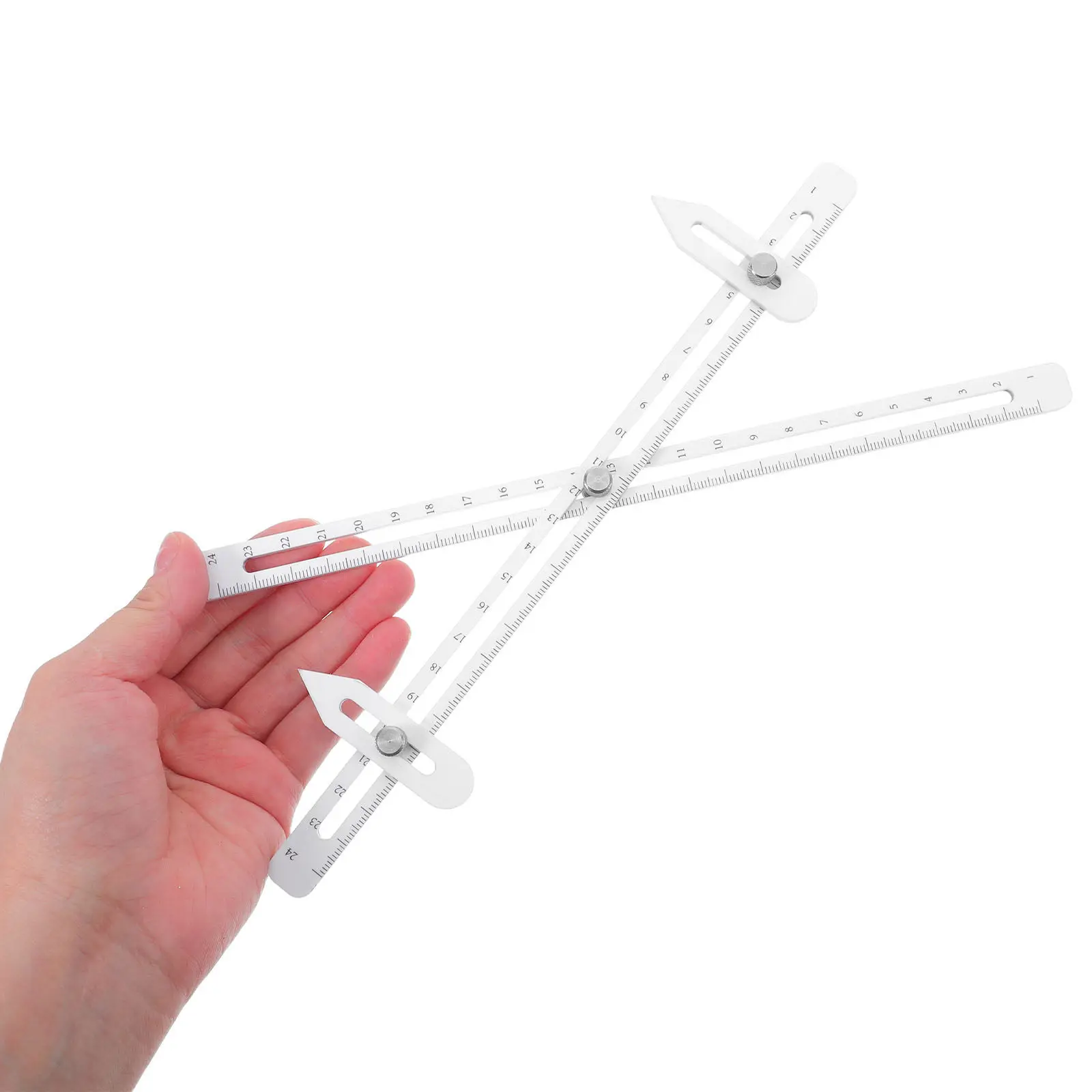 1Set Pottery Tools Plastic Measuring Gauge Multi-Function for Clay Thickness Diameter Height Depth Precision Ruler Ceramic Craft