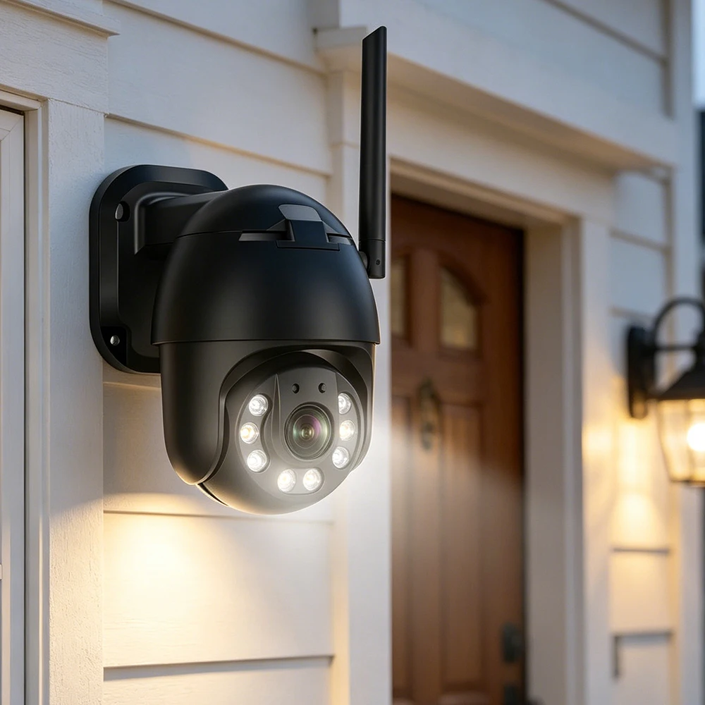 FHD 1080P WiFi PTZ Security Camera Outdoor Auto Tracking Color Night Vision Two-Way Audio SD/Cloud/ONVIF NVR Storage IP Camera
FHD 1080P WiFi PTZ Security Camera Outdoor Auto Tracking Color Night Vision Two-Way Audio SD/Cloud/ONVIF NVR Storage IP Camera