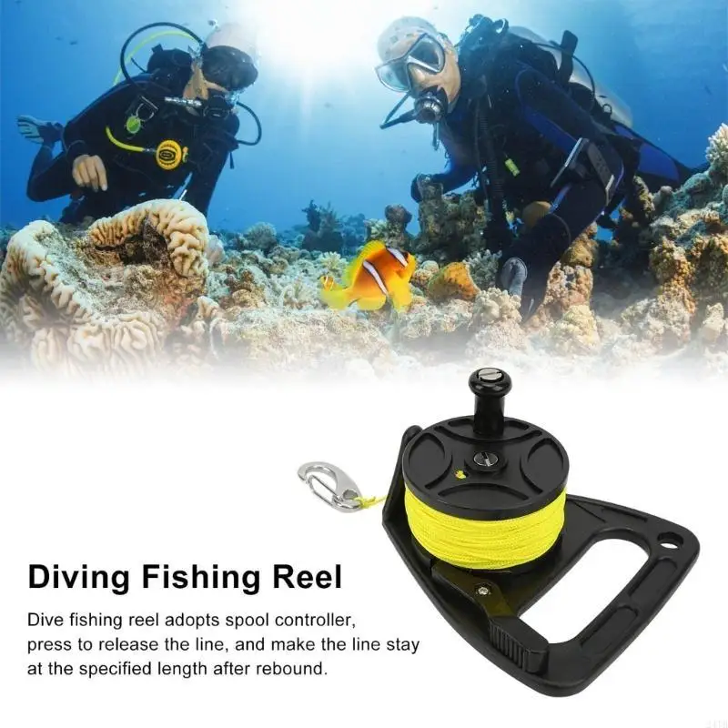 Diving Reel with Thumb Stoppers Scubas Ratchets Dives Reel for Scubas Diving Snorkeling Underwater Water Sports
Diving Reel with Thumb Stoppers Scubas Ratchets Dives Reel for Scubas Diving Snorkeling Underwater Water Sports