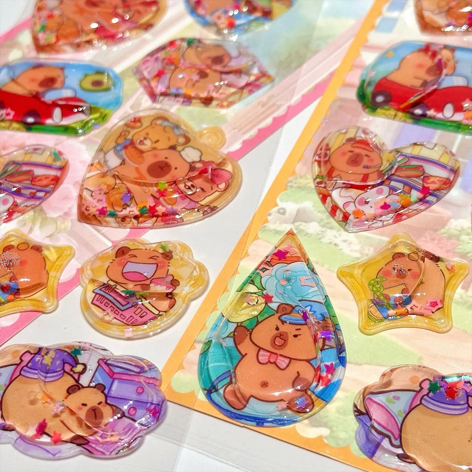 Random1/3pcs Capybara Characters 3D Relief Shake Stickers DIY Waterproof Decorative Cute Cartoon Stickers Crystal Sticker Toy
Random1/3pcs Capybara Characters 3D Relief Shake Stickers DIY Waterproof Decorative Cute Cartoon Stickers Crystal Sticker Toy