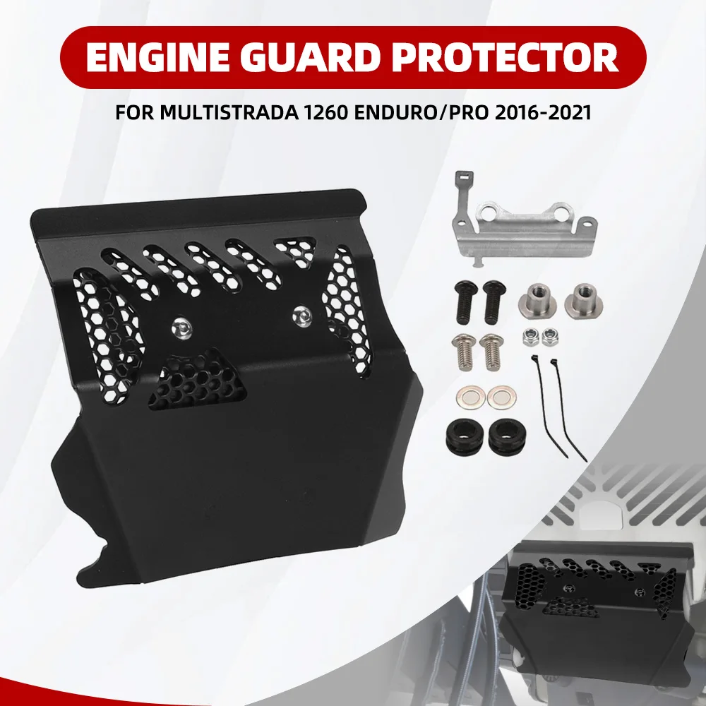 Motorcycle Engine Guard Accessories Bash Skid Plate Mudguard Cover For Ducati Multistrada 1260 Enduro/Pro 2016 2017 2018-2021
Motorcycle Engine Guard Accessories Bash Skid Plate Mudguard Cover For Ducati Multistrada 1260 Enduro/Pro 2016 2017 2018-2021