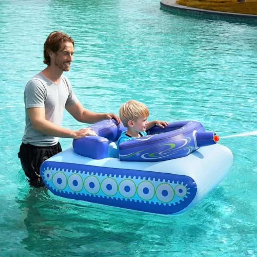SLOOSH Iatable Tank Pool Floats Pool Floaties Swimming Tank with Water Gun Water Fight Toys Iatable Battle Fun for Summer
SLOOSH Iatable Tank Pool Floats Pool Floaties Swimming Tank with Water Gun Water Fight Toys Iatable Battle Fun for Summer