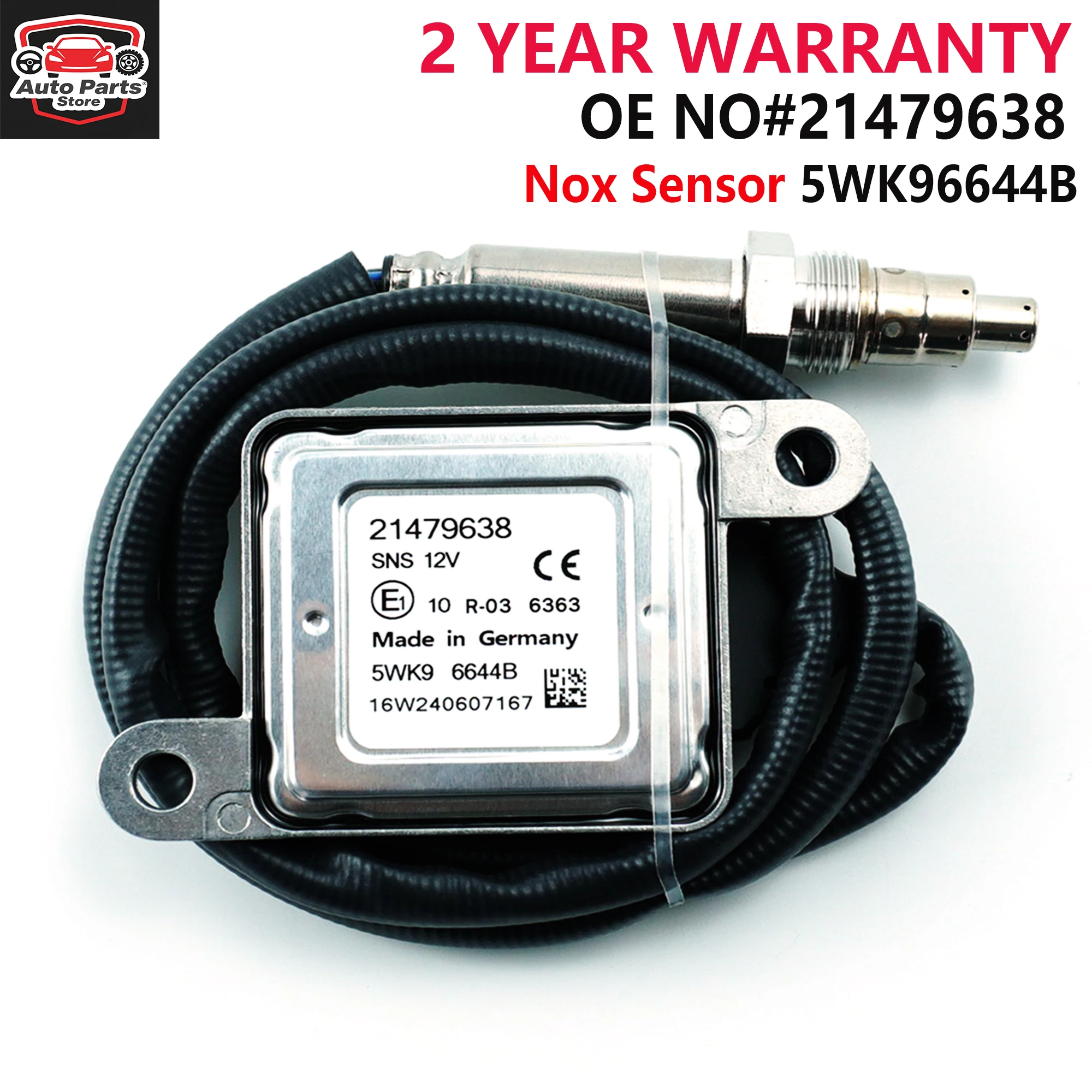 5WK9 6644B 5WK96644B 21479638 New Nitrogen Oxide Sensor Fits For Volvo Truck VNL VNM Mack GU4
5WK9 6644B 5WK96644B 21479638 New Nitrogen Oxide Sensor Fits For Volvo Truck VNL VNM Mack GU4