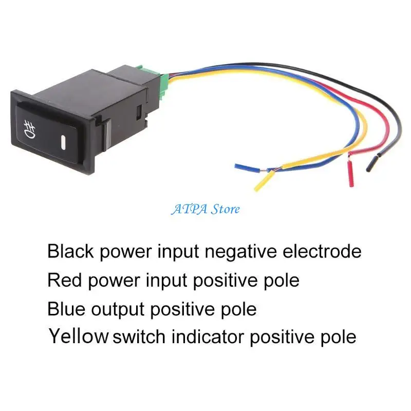 U13C Car Auto Fog Light Rocker Toggle Switch Automobile Interior Parts
U13C Car Auto Fog Light Rocker Toggle Switch Automobile Interior Parts
