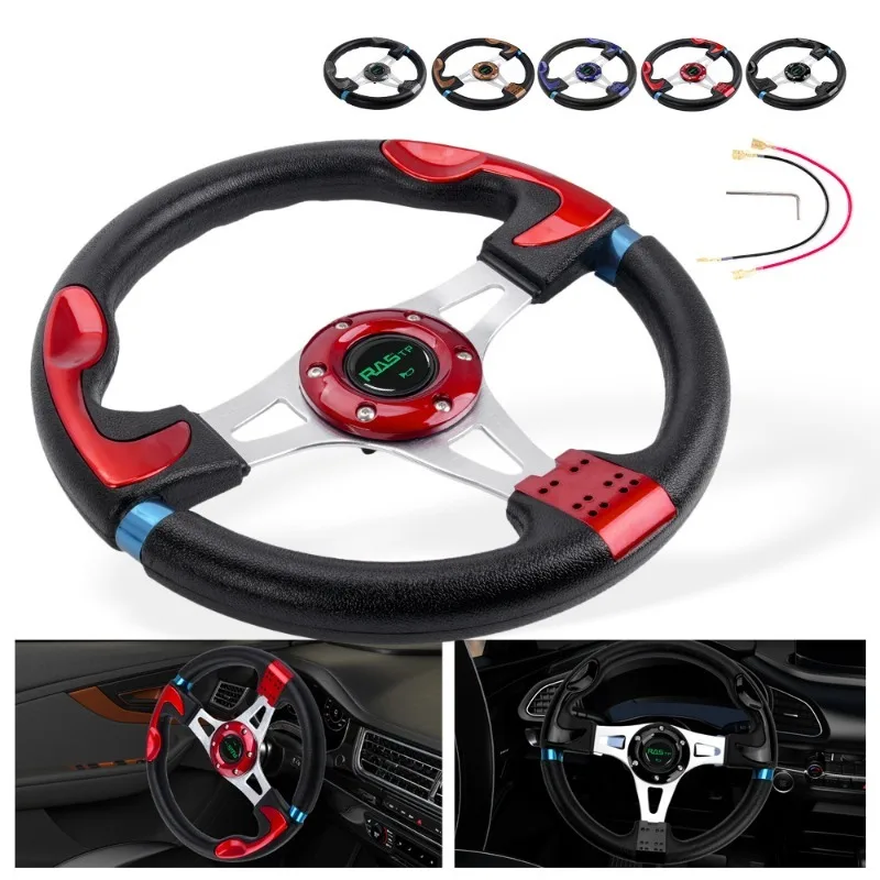 Universal Automotive 320mm Steering Wheel PU Material Quick Installation Applicable for Most Vehicles Car Modification Parts
Universal Automotive 320mm Steering Wheel PU Material Quick Installation Applicable for Most Vehicles Car Modification Parts