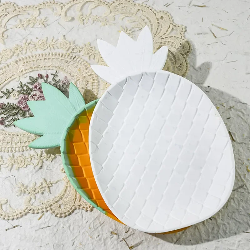 Pineapple Shape Plate Silicone Mold DIY Plate Jewelry Storage Resin Mold Crafts Desktop Decoration
Pineapple Shape Plate Silicone Mold DIY Plate Jewelry Storage Resin Mold Crafts Desktop Decoration