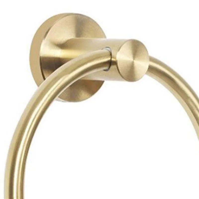 2X Gold Stainless Steel Towel Holder Bathroom Wall Mounted Round Towel Rings Towel Rack Kitchen Storage Accessories
2X Gold Stainless Steel Towel Holder Bathroom Wall Mounted Round Towel Rings Towel Rack Kitchen Storage Accessories