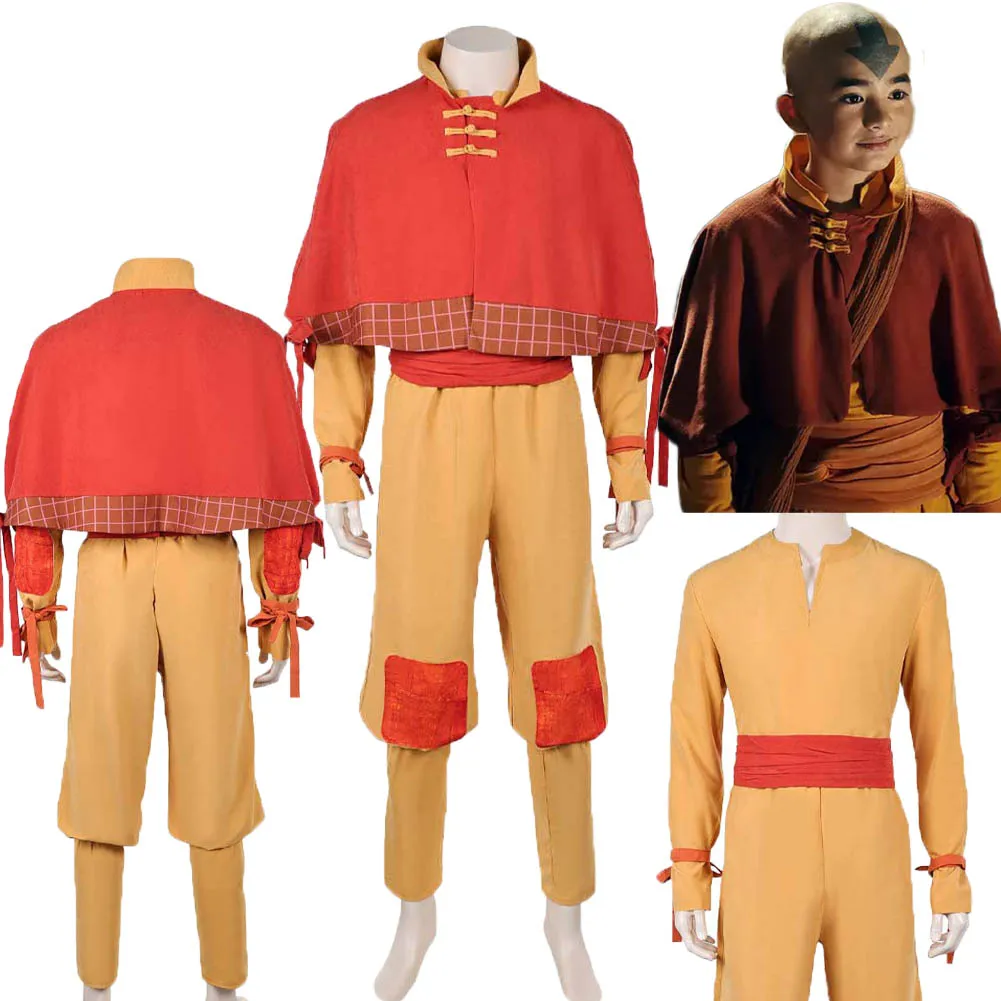Avatar of Last Cosplay Airbender 2 Aang Costume Orange Clothes Outfits Adult Men Roleplay Uniform Halloween Carnival Party
Avatar of Last Cosplay Airbender 2 Aang Costume Orange Clothes Outfits Adult Men Roleplay Uniform Halloween Carnival Party