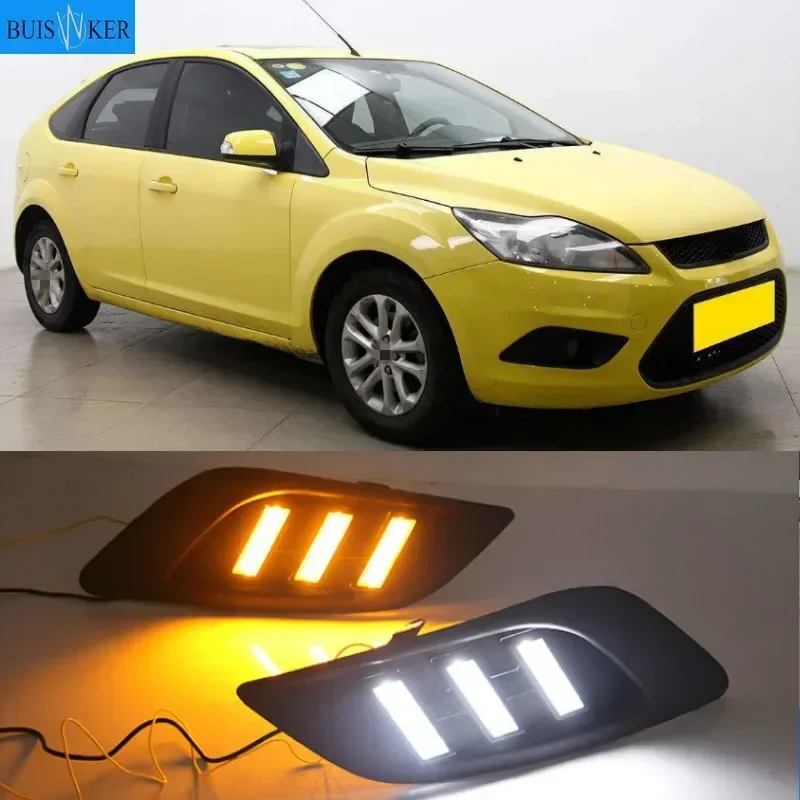 Автомобильный светодиодный светильник drl для Ford Focus 2 mk2 2009-2013, передние фары дальнего света, противотуманные фары дневного света Drl, белый, 12 В
Автомобильный светодиодный светильник drl для Ford Focus 2 mk2 2009-2013, передние фары дальнего света, противотуманные фары дневного света Drl, белый, 12 В