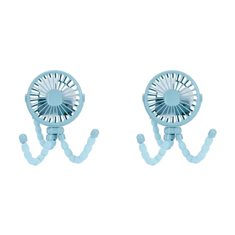 A99T 2X Blue Portable USB Rechargeable Silent Mini Fan 3 Speed Adjustable With Lighting Function For Car Seat Stroller
A99T 2X Blue Portable USB Rechargeable Silent Mini Fan 3 Speed Adjustable With Lighting Function For Car Seat Stroller