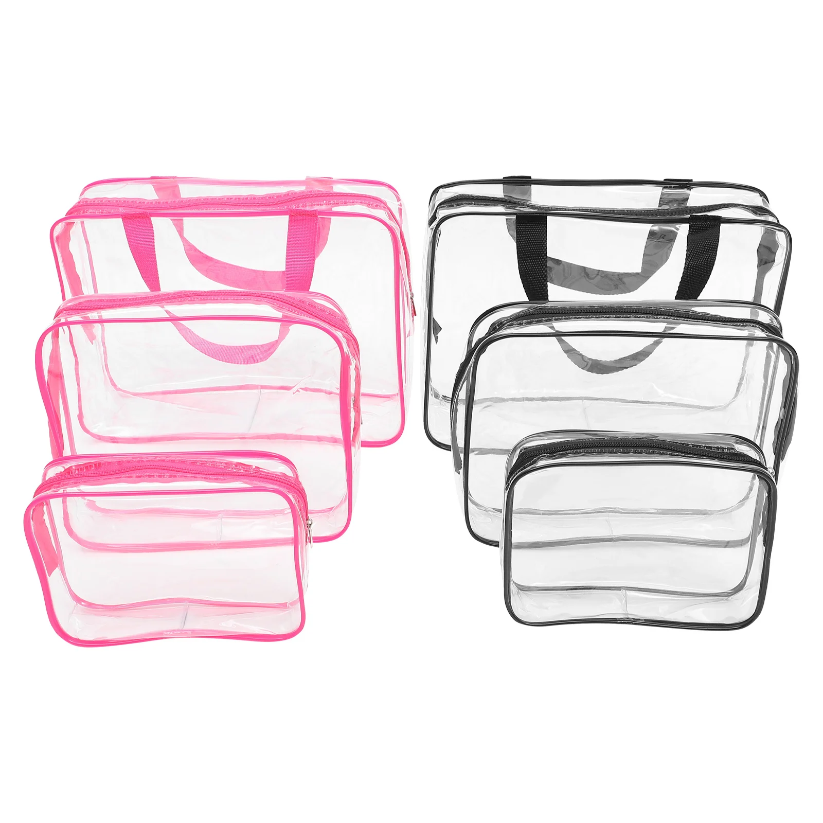 6Pcs Waterproof Toiletry Bags Clear PVC Organizer Travel Makeup Bags Set Clear Packing Cubes Toiletry Bag Travel
6Pcs Waterproof Toiletry Bags Clear PVC Organizer Travel Makeup Bags Set Clear Packing Cubes Toiletry Bag Travel