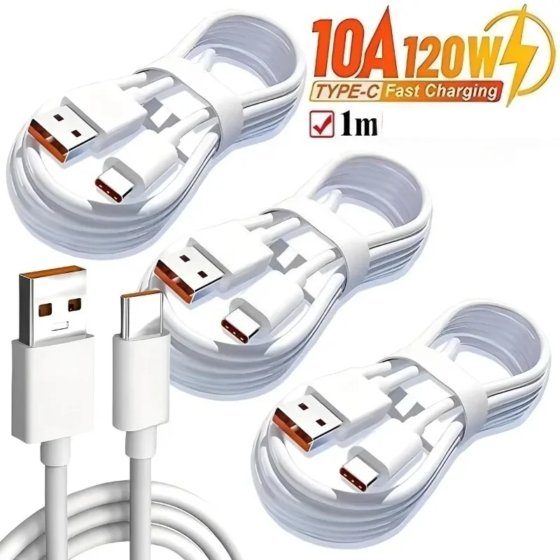 Кабель USB C для быстрой зарядки 10A, 120 Вт, 5 шт., плетеный шнур типа C для смартфонов Huawei, Samsung, Xiaomi, Redmi, провод для передачи данных
Кабель USB C для быстрой зарядки 10A, 120 Вт, 5 шт., плетеный шнур типа C для смартфонов Huawei, Samsung, Xiaomi, Redmi, провод для передачи данных