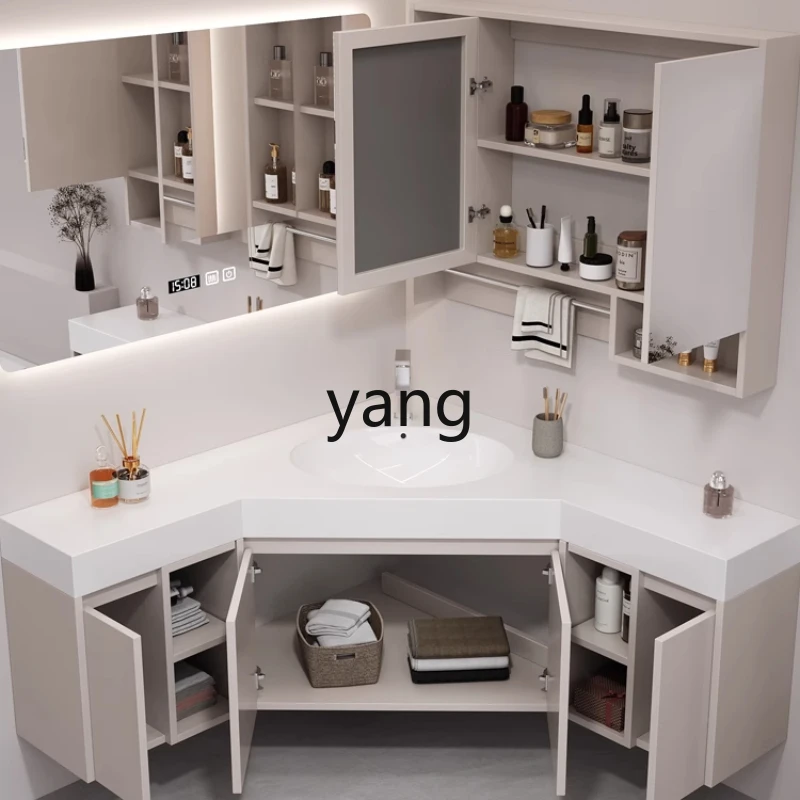 LT triangular bathroom cabinet combination washstand corner special-shaped bathroom face wash basin cabinet
LT triangular bathroom cabinet combination washstand corner special-shaped bathroom face wash basin cabinet