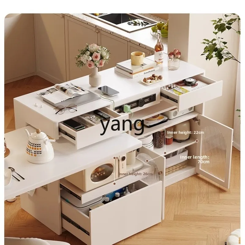 LH Dining Table Extendable Integrated Household Rotating Cabinet Rock Board
LH Dining Table Extendable Integrated Household Rotating Cabinet Rock Board
