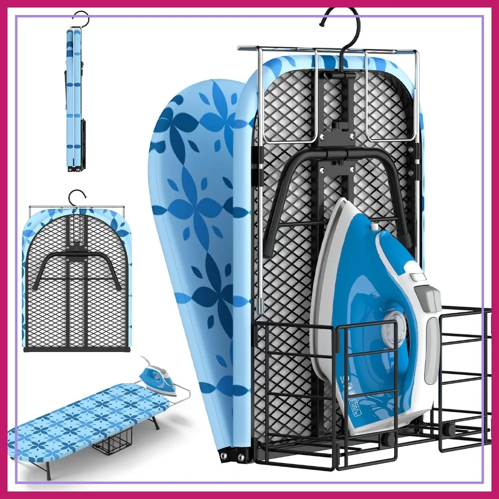 Foldable Mini Ironing Board with Iron Rest, Portable for Travel Laundry, Wall Mountable, Heat Resistant Cover
Foldable Mini Ironing Board with Iron Rest, Portable for Travel Laundry, Wall Mountable, Heat Resistant Cover