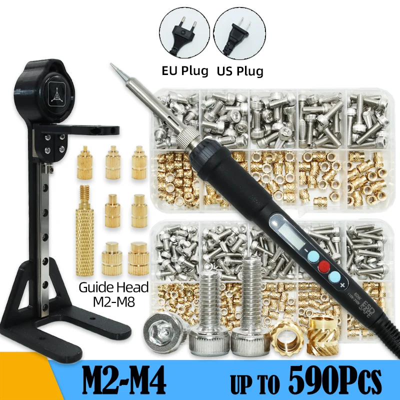 Hot Melt Brass Heat Insert Nut Press Tool Soldering Iron Tip Stainless Steel Hex Socket Screw Embedded Copper Nut of 3d Printing
Hot Melt Brass Heat Insert Nut Press Tool Soldering Iron Tip Stainless Steel Hex Socket Screw Embedded Copper Nut of 3d Printing