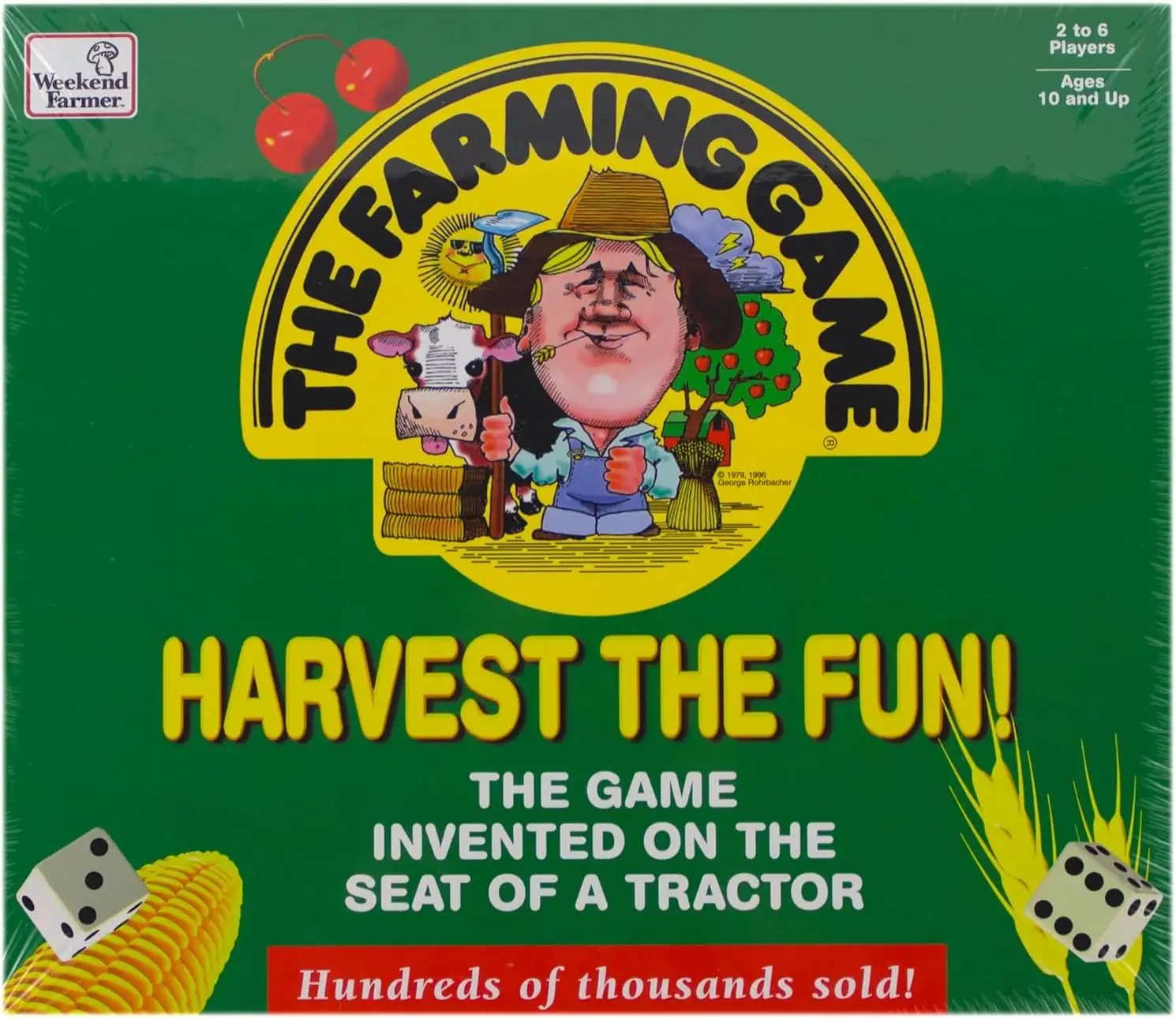 Classic Farming Strategy Board Game: Manage Crops, Livestock & Markets for 2-6 Players Ages 10+
Classic Farming Strategy Board Game: Manage Crops, Livestock & Markets for 2-6 Players Ages 10+