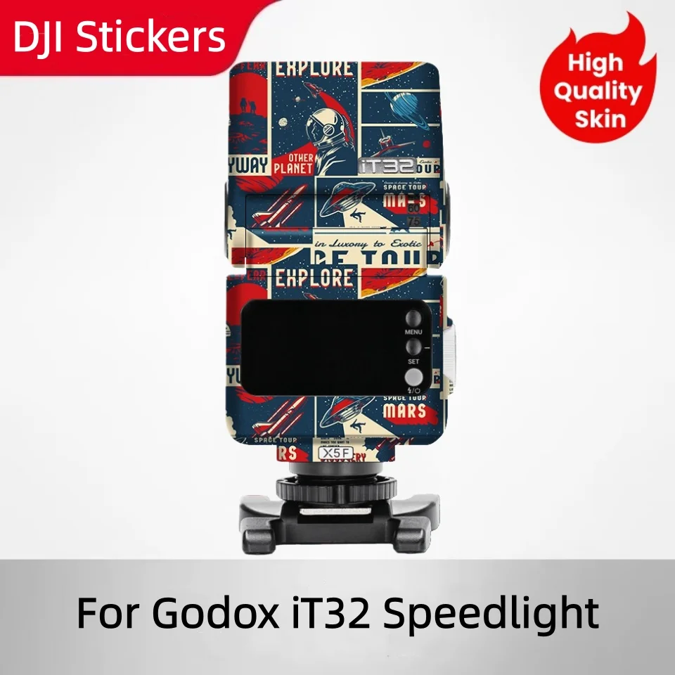 Защитная пленка-наклейка Flash Skin Wrap для Godox iT32 (декоративная, премиум-класса)
Защитная пленка-наклейка Flash Skin Wrap для Godox iT32 (декоративная, премиум-класса)