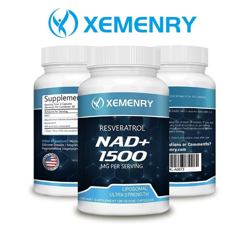 NAD + Resveratrol - Enhances Strength, Healthy Aging, Metabolism, Cellular Energy and Repair
NAD + Resveratrol - Enhances Strength, Healthy Aging, Metabolism, Cellular Energy and Repair