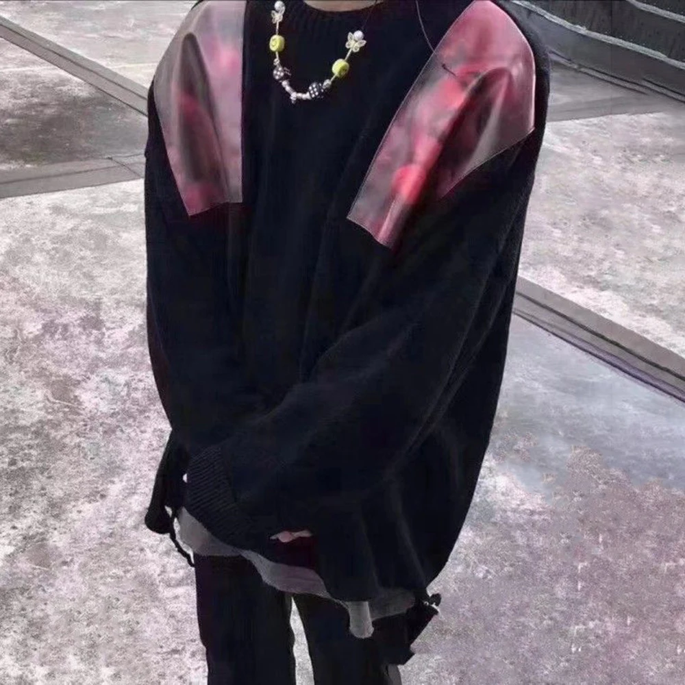 American Street Fashion Hip-Hop Abstract Graffiti Knitted Sweater 2024 Spring And Autumn New Casual Loose Y2k Sweater For Men
American Street Fashion Hip-Hop Abstract Graffiti Knitted Sweater 2024 Spring And Autumn New Casual Loose Y2k Sweater For Men