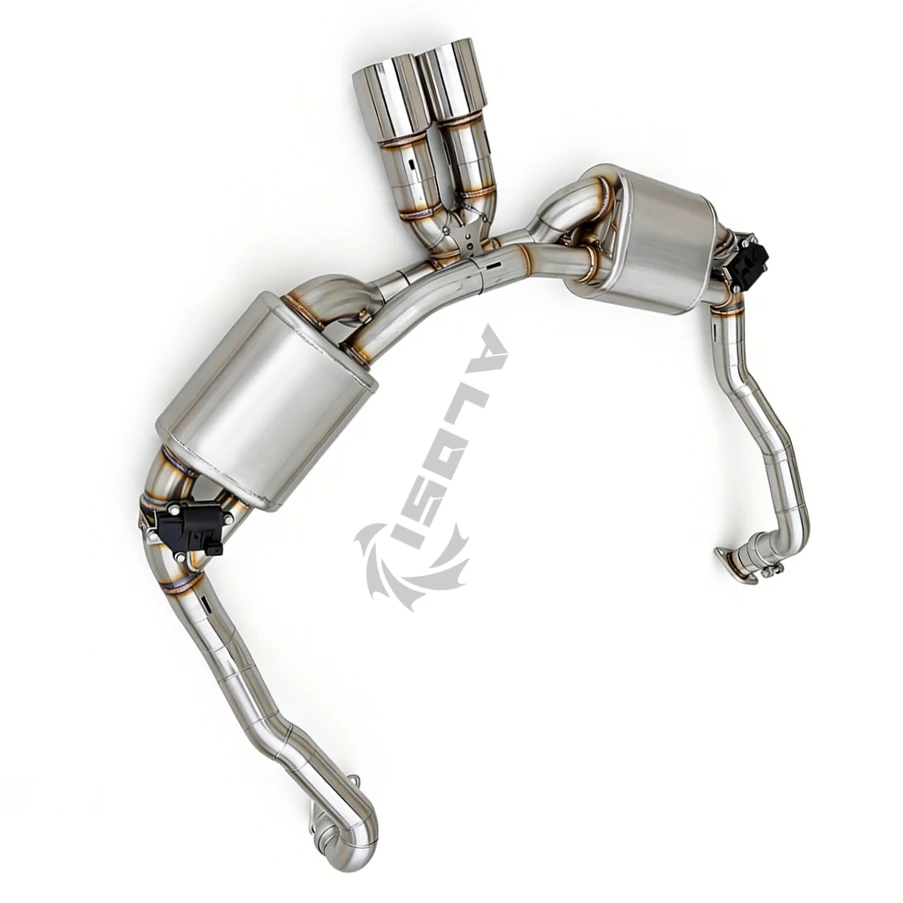 Высокопроизводительная выхлопная система Catback для Porsche Boxster S/Cayman S (981) 3.4 2012-2016, из нержавеющей стали, с управлением клапанами.
Высокопроизводительная выхлопная система Catback для Porsche Boxster S/Cayman S (981) 3.4 2012-2016, из нержавеющей стали, с управлением клапанами.
