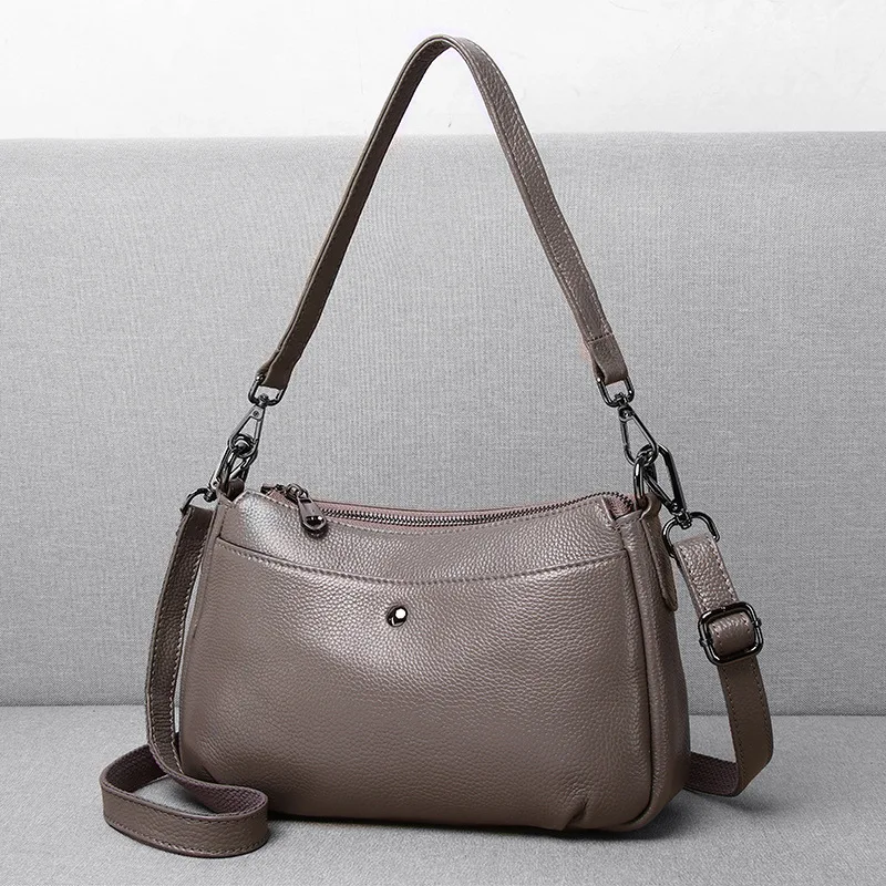 Full-Grain Leather Crossbody Bag for Women - Spacious Moms Organizer with More Pockets, Chic & Practical Shoulder Tote
Full-Grain Leather Crossbody Bag for Women - Spacious Moms Organizer with More Pockets, Chic & Practical Shoulder Tote