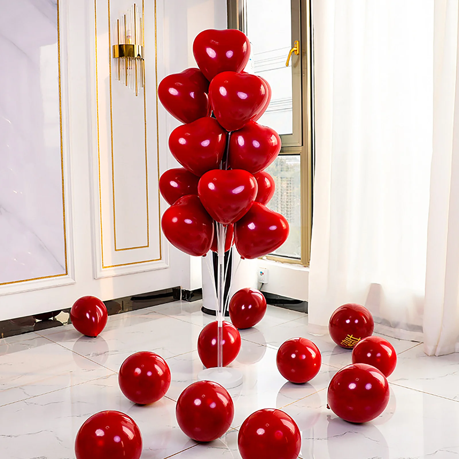 2 set Floor Rack Set Balloon Display Stand For Wedding Party Decor Balloons Floor Rack Scene Adornment Decorative Balloon
2 set Floor Rack Set Balloon Display Stand For Wedding Party Decor Balloons Floor Rack Scene Adornment Decorative Balloon