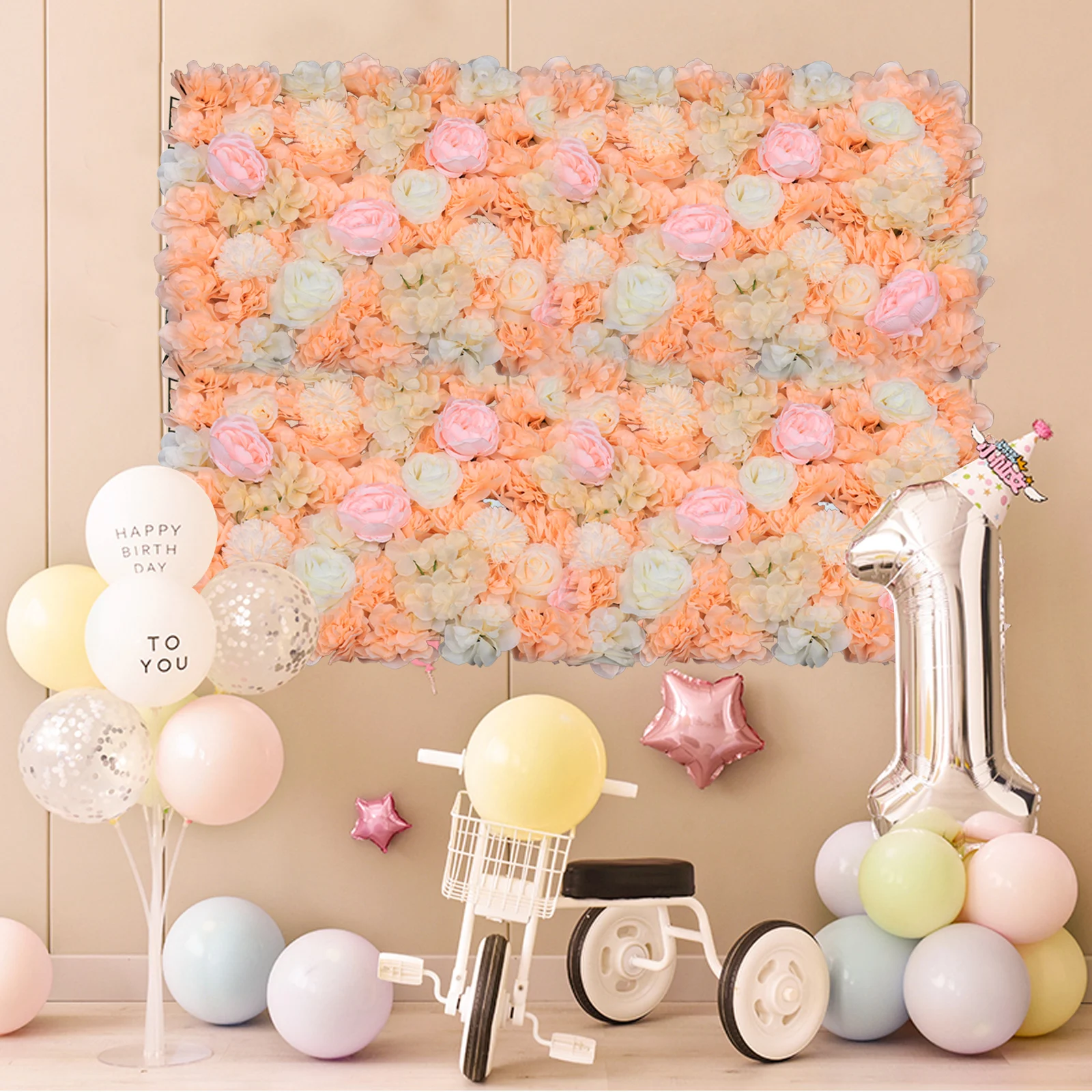 6 Pcs 23.6" X 15.7" Flower Wall Panel Floral Backdrop Silk Rose Wall Artificial Flower Backdrop for Wedding Party Room Decor
6 Pcs 23.6" X 15.7" Flower Wall Panel Floral Backdrop Silk Rose Wall Artificial Flower Backdrop for Wedding Party Room Decor