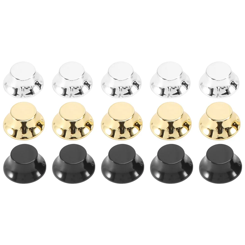 FRLI-y15Pcs Aluminum Guitar Tone and Volume Speed Control Knobs Top Hat Bell for GB LP EPI Electric
FRLI-y15Pcs Aluminum Guitar Tone and Volume Speed Control Knobs Top Hat Bell for GB LP EPI Electric