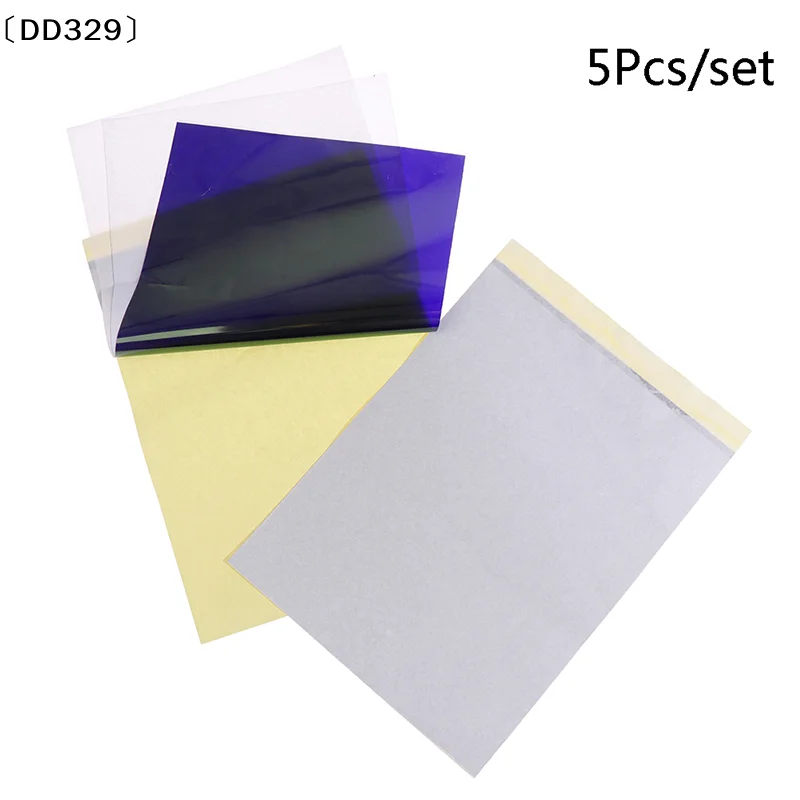 5Pcs/Set Tattoo Transfer Paper Stencil Carbon Thermal Copier Tracing Hectograph〔DD329〕
5Pcs/Set Tattoo Transfer Paper Stencil Carbon Thermal Copier Tracing Hectograph〔DD329〕