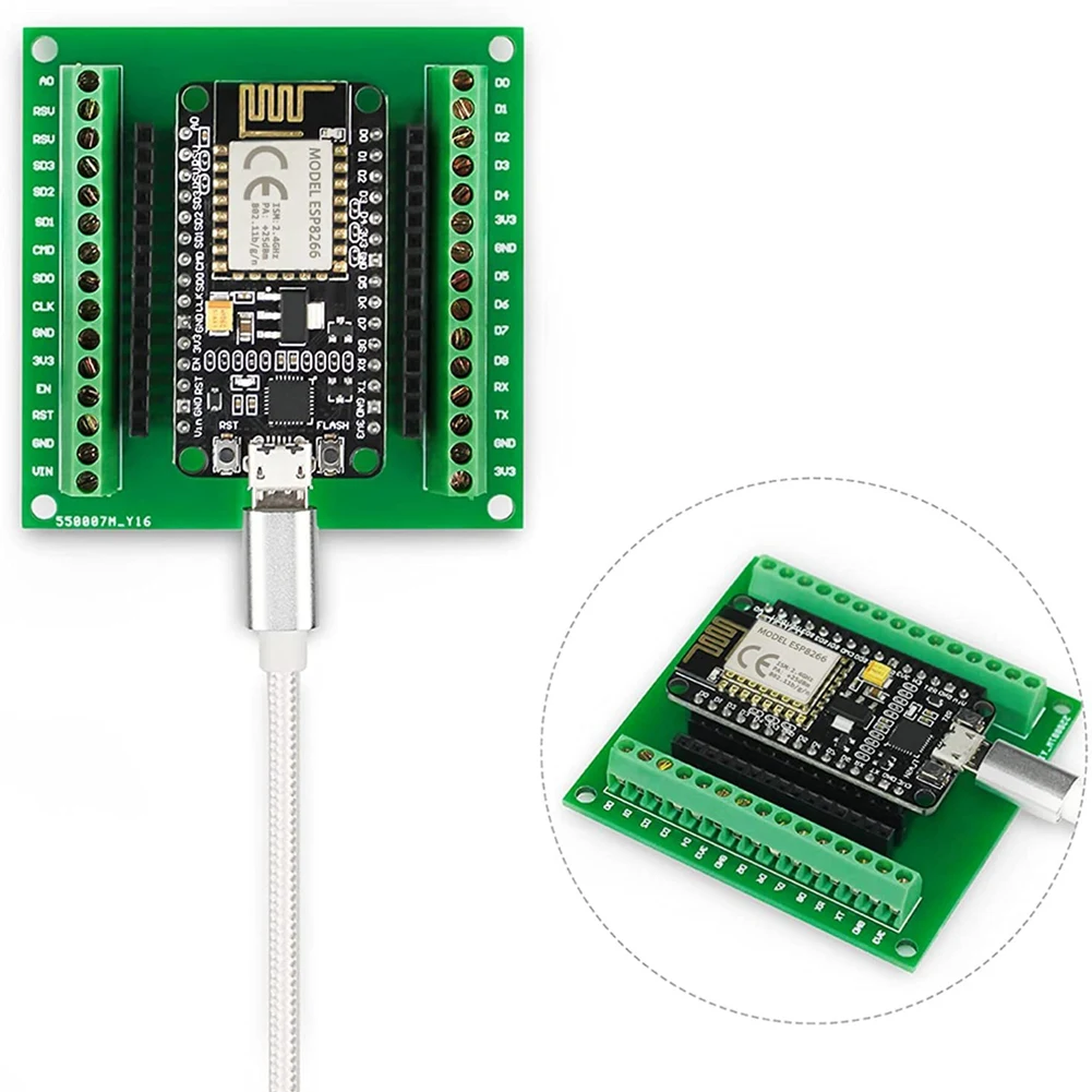Новый! ! ESP8266 Коммутационная плата GPIO 1 в 2 для 38-контактов ESP8266 ESP-12E Плата разработки Nodemcu
Новый! ! ESP8266 Коммутационная плата GPIO 1 в 2 для 38-контактов ESP8266 ESP-12E Плата разработки Nodemcu