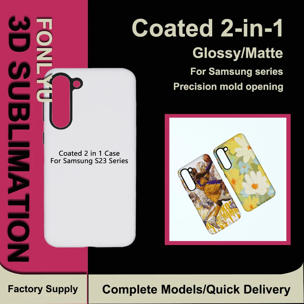 Fonlyu 5 шт. пустые чехлы для телефонов 2 в 1 с покрытием для Samsung S24 S23 S22 S21 S20 Ultra Plus TPU + ПК DIY 3D чехлы для сублимационной машины
Fonlyu 5 шт. пустые чехлы для телефонов 2 в 1 с покрытием для Samsung S24 S23 S22 S21 S20 Ultra Plus TPU + ПК DIY 3D чехлы для сублимационной машины