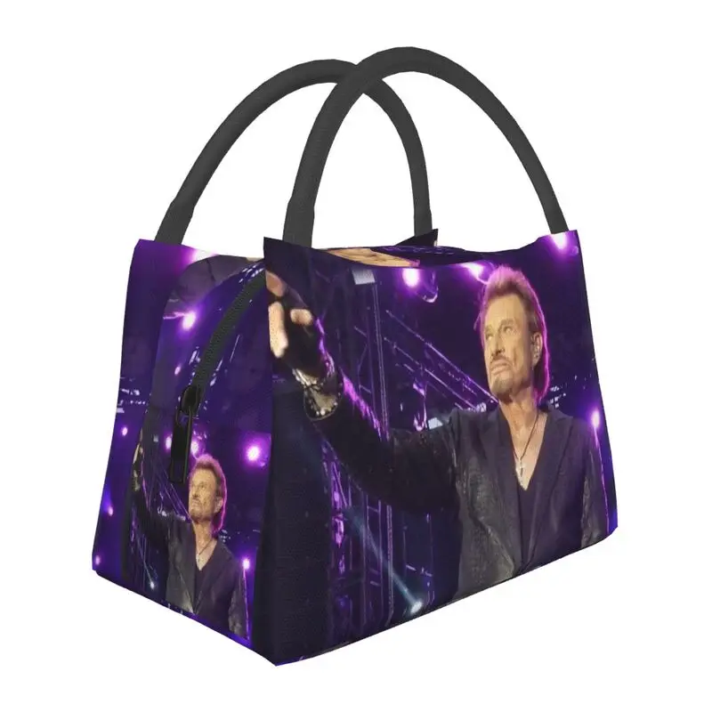 Custom Johnny Hallyday French Rock Singer Lunch Bags Men Women Thermal Cooler Insulated Lunch Box for Picnic Camping Work Travel
Custom Johnny Hallyday French Rock Singer Lunch Bags Men Women Thermal Cooler Insulated Lunch Box for Picnic Camping Work Travel