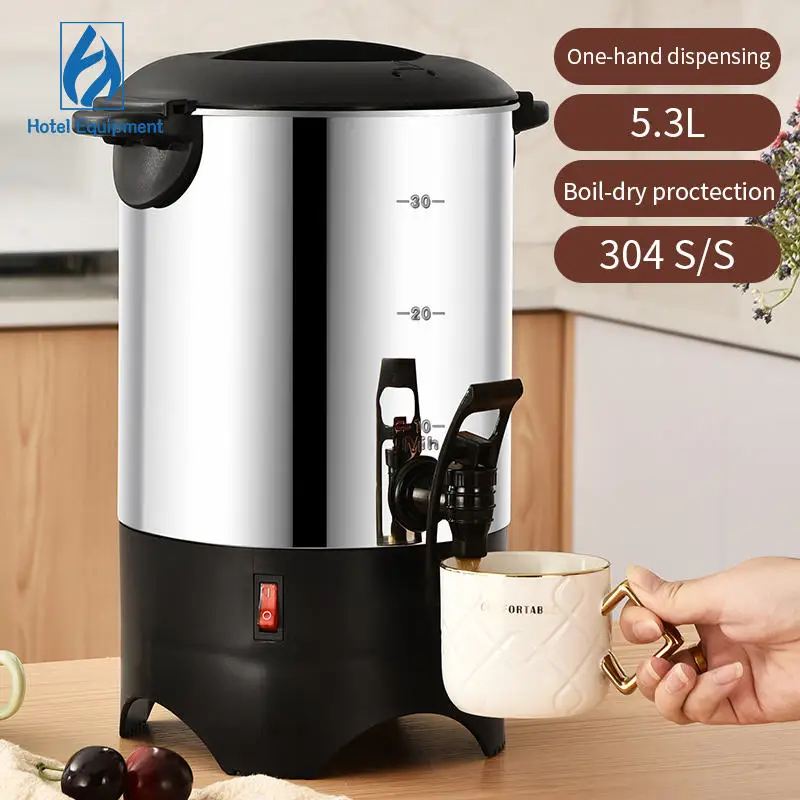 5.3 L Stainless Steel Coffee Urn Classic Turkish Electric Coffee Makers Boilers for Coffee Electrical Kettle
5.3 L Stainless Steel Coffee Urn Classic Turkish Electric Coffee Makers Boilers for Coffee Electrical Kettle
