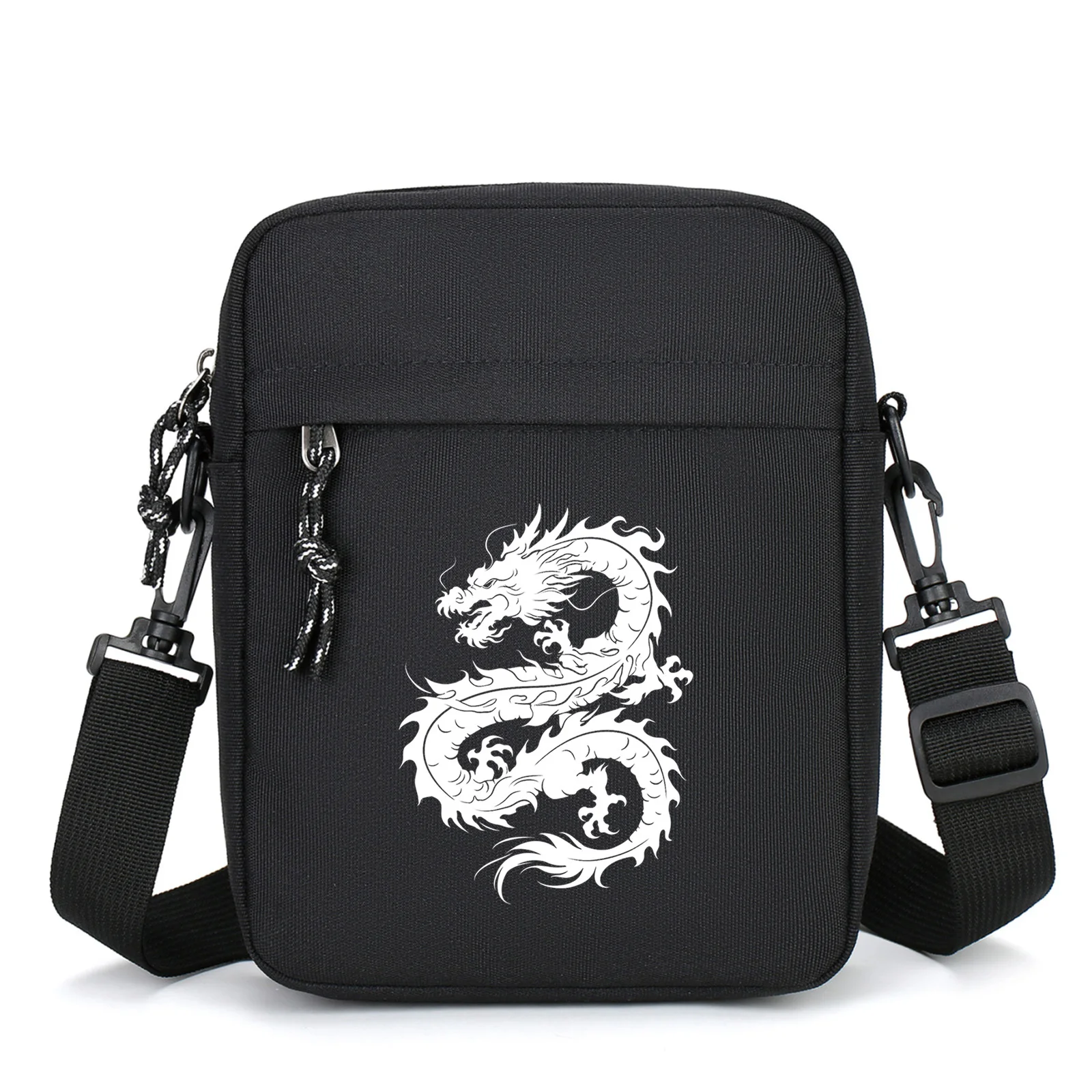 Black Dragon Print Crossbody Bag Simple A Large-capacity Shoulder Bag and Phone Pouch for Daily Commuting College Use As A Gift
Black Dragon Print Crossbody Bag Simple A Large-capacity Shoulder Bag and Phone Pouch for Daily Commuting College Use As A Gift