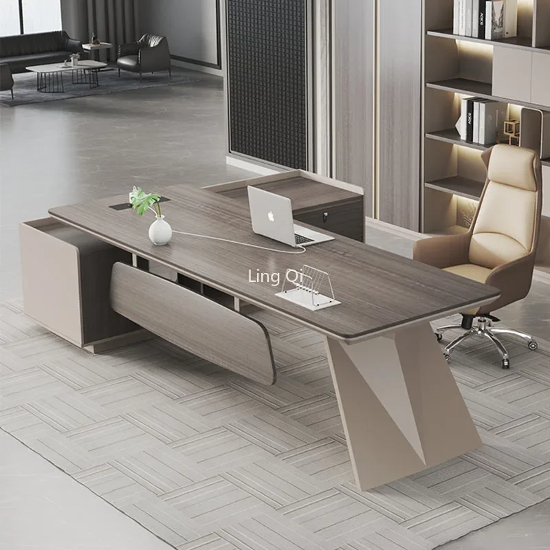 Office Desk Minimalist Reception Designer Boss Computer European Secretary Bureau Escritorios De Computadora Modern Furniture
Office Desk Minimalist Reception Designer Boss Computer European Secretary Bureau Escritorios De Computadora Modern Furniture