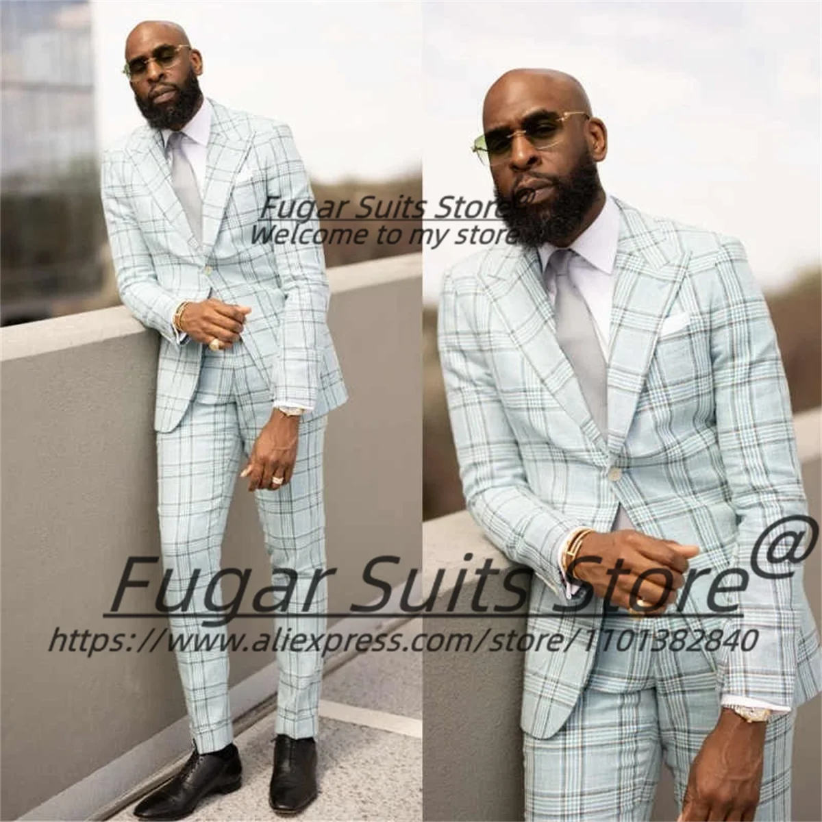 Fashion Plaid Men Suits Customized Slim Fit Peak Lapel Groom Wedding Tuxedos 2 Pieces Sets Male Business Blazers Ropa Hombre
Fashion Plaid Men Suits Customized Slim Fit Peak Lapel Groom Wedding Tuxedos 2 Pieces Sets Male Business Blazers Ropa Hombre