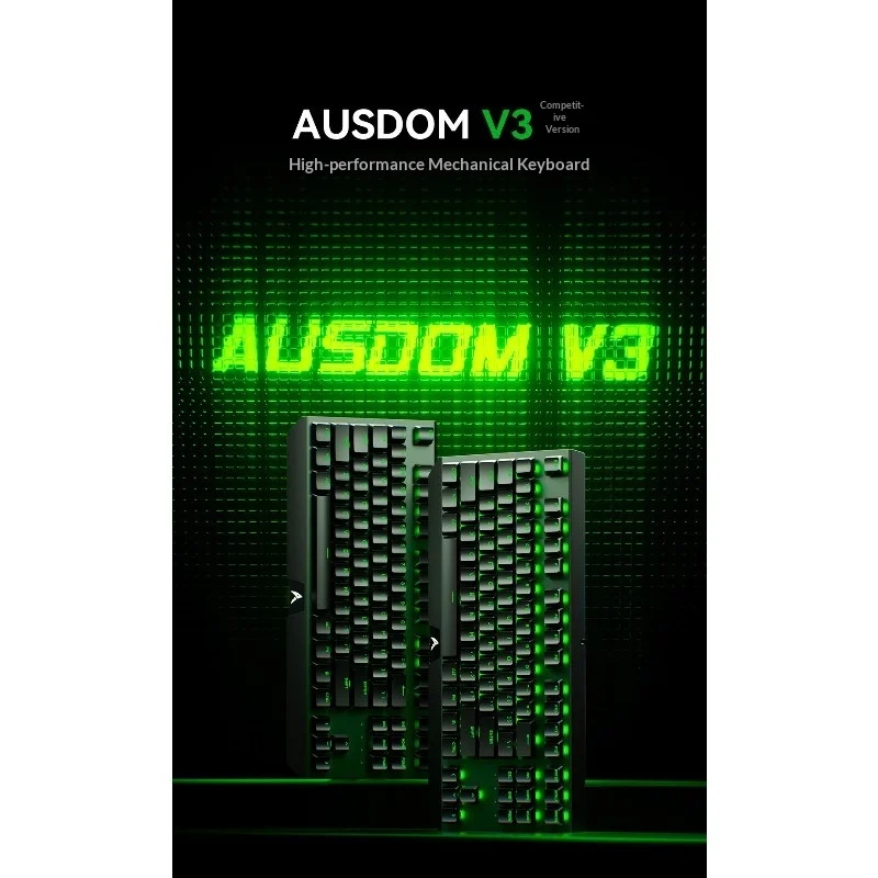 Ausdom Black Widow Spider V3 Wired Mechanical Keyboard, Blue Switch, Hot-swappable, Esports Gaming, Valorant, Delta Force
Ausdom Black Widow Spider V3 Wired Mechanical Keyboard, Blue Switch, Hot-swappable, Esports Gaming, Valorant, Delta Force