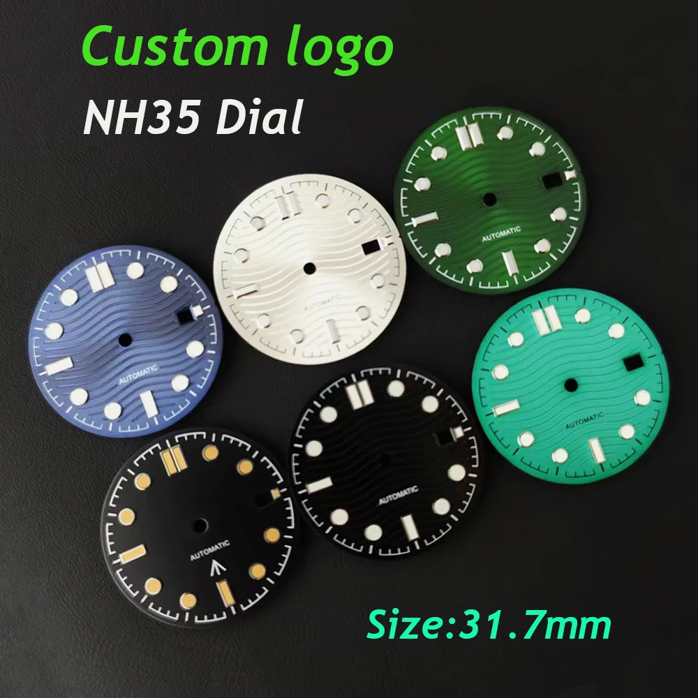 31.7mm NH35 watch dial green night light suitable for NH35 NH36 automatic mechanical movement Haima 300 watch accessories
31.7mm NH35 watch dial green night light suitable for NH35 NH36 automatic mechanical movement Haima 300 watch accessories