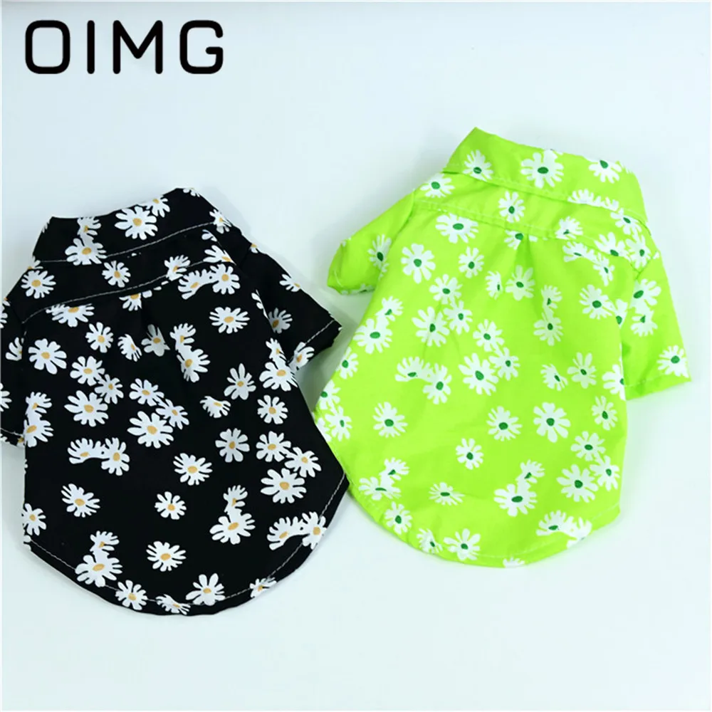 OIMG Summer Thin Section Dog Clothes Casual Small Medium Dogs Chrysanthemum Shirt Teddy Bichon Pomeranian Print Puppy T-Shirt
OIMG Summer Thin Section Dog Clothes Casual Small Medium Dogs Chrysanthemum Shirt Teddy Bichon Pomeranian Print Puppy T-Shirt