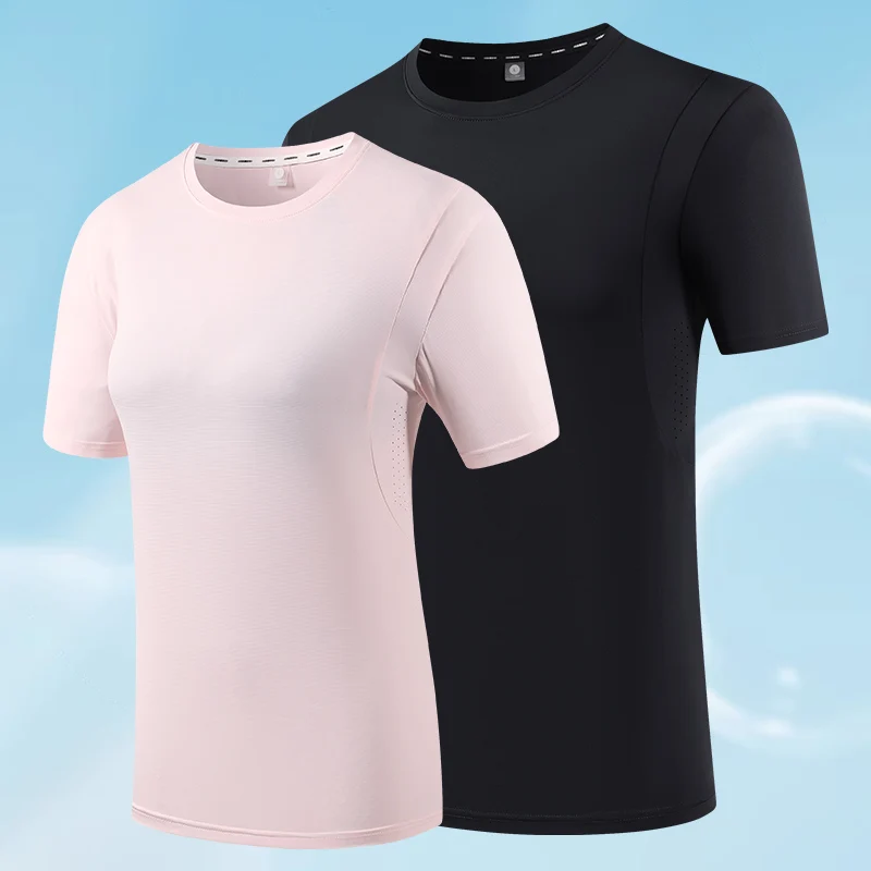 New Women'S Summer New Ice Silk Quick Drying T-Shirt Short Sleeved Round Neck Quick Drying Breathable Running And Fitness Top
New Women'S Summer New Ice Silk Quick Drying T-Shirt Short Sleeved Round Neck Quick Drying Breathable Running And Fitness Top